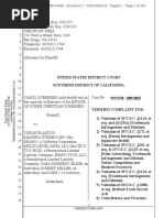 Sorensen v. Vision Plastics Mfg. - Complaint