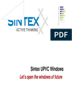 Sintex UPVC Windows Guide