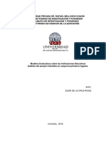 Modelos Evaluativos Sobre Instituciones Educativas