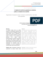 Organización de Mujeres de Sectores Populares en America Latina PDF