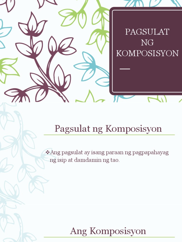Filipino - Report | PDF