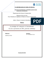 La Stratégie de L'entreprise À L'international PDF