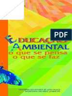 Educação Ambiental - Oque Se Pensa e Que Se Faz PDF