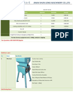 济南顺隆机械设备有限公司 Jinan Shun Long Machinery Co.,Ltd: Goods Items Qty (Unit) Unit (USD) Amount