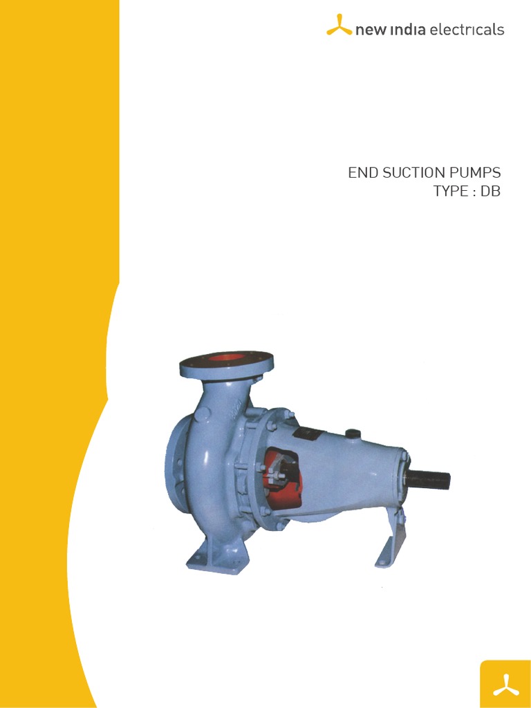 DB End Suction Pump Specifications | PDF | Mechanical Engineering ...