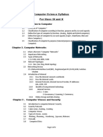 Computer Science Syllabus PDF