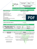 MSDS Shampoo Simple PDF