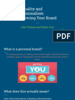 building your personal brand