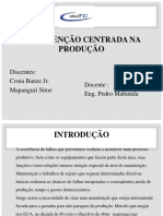 Manutenção Centrada Na Produção Slides