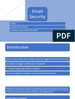 Email Security: Subtopics: I. Email Security Standards. Ii. Working Principle of SMTP, PGP, S/MIME