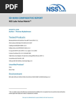 Nss Labs Sd-Wan Comparative Report