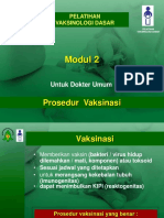 Modul 2 Prosedur Vaksinasi Solo 2014 DU