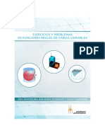 Ejercicios y Problemas de Funciones Reales de Varias Variables PDF