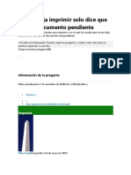 No Me Deja Imprimir Solo Dice Que Hay Un Documento Pendiente