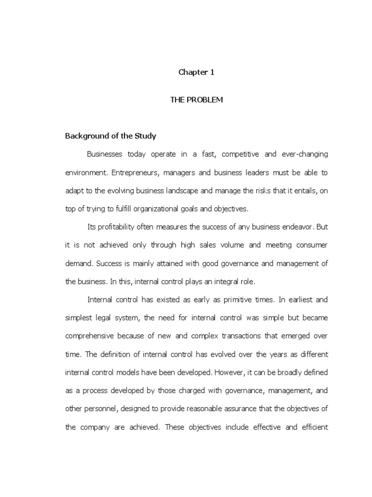 Internal Controls of Restaurants PDF Internal Control Risk