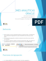 Funciones Analiticas Oracle