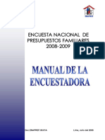 Manual Encuestador ENAPREF PDF