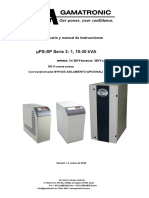 288795953 ΜPS SP 10 30kVA 3 1 With Bypass Isolation Transformer Option.en.es PDF