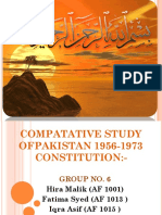 COMPATATIVE STUDY OF PAKISTAN 1956-1973 CONSTITUTION