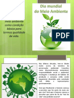 Preservação ambiental e qualidade de vida