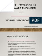 Formal Methods in Software Engineeri