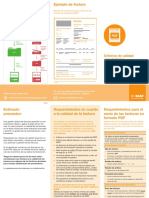 Factura PDF requisitos calidad envío