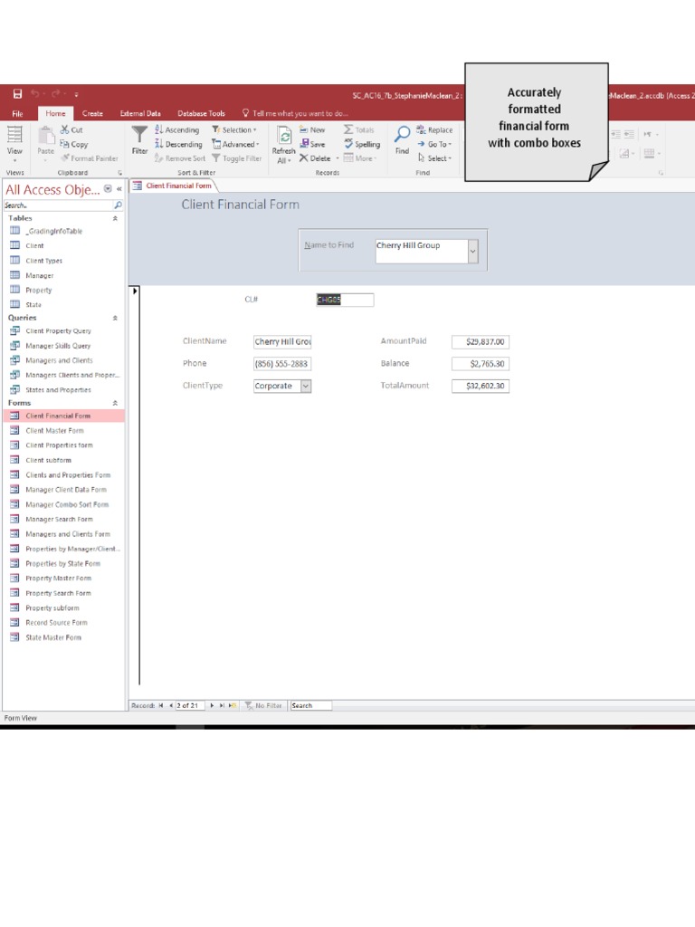 Client Master Form | PDF
