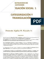 Categorización y Triangulación_investigación Social
