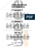 Acordes Basicos Ukelele PDF