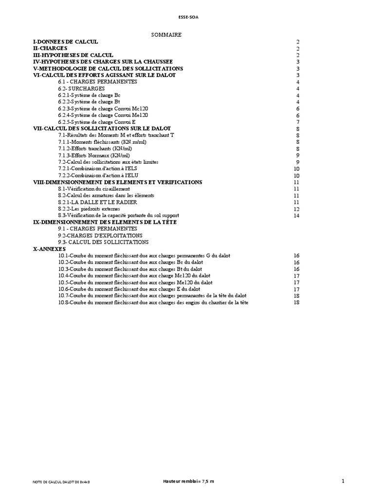 Note de Calcul | PDF | Élasticité (Physique) | Science des matériaux