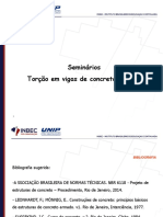 Torção em vigas de concreto armado: dimensionamento segundo a NBR 6118