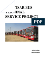 Amritsar Bus Terminal Service Project: - Submitted By, Beenish Safdar