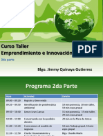 Curso Taller Emprendimiento e Innovacion Ambiental 2da Parte