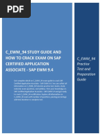 C Ewm 94 Study Guide and How To Crack Ex PDF