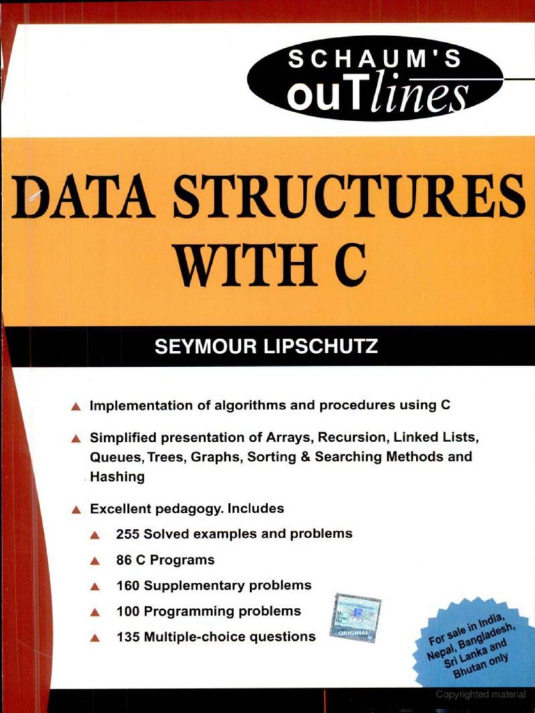 Data Structures With C - by Schaum Lipschutz | PDF