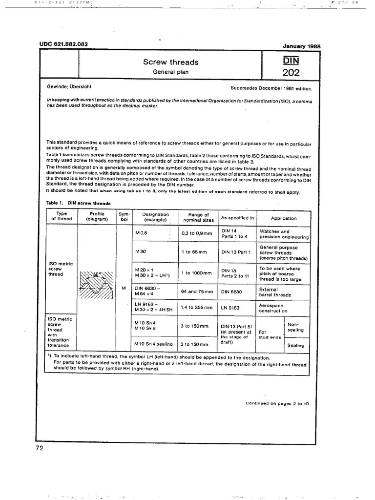 Din202 88 PDF | PDF