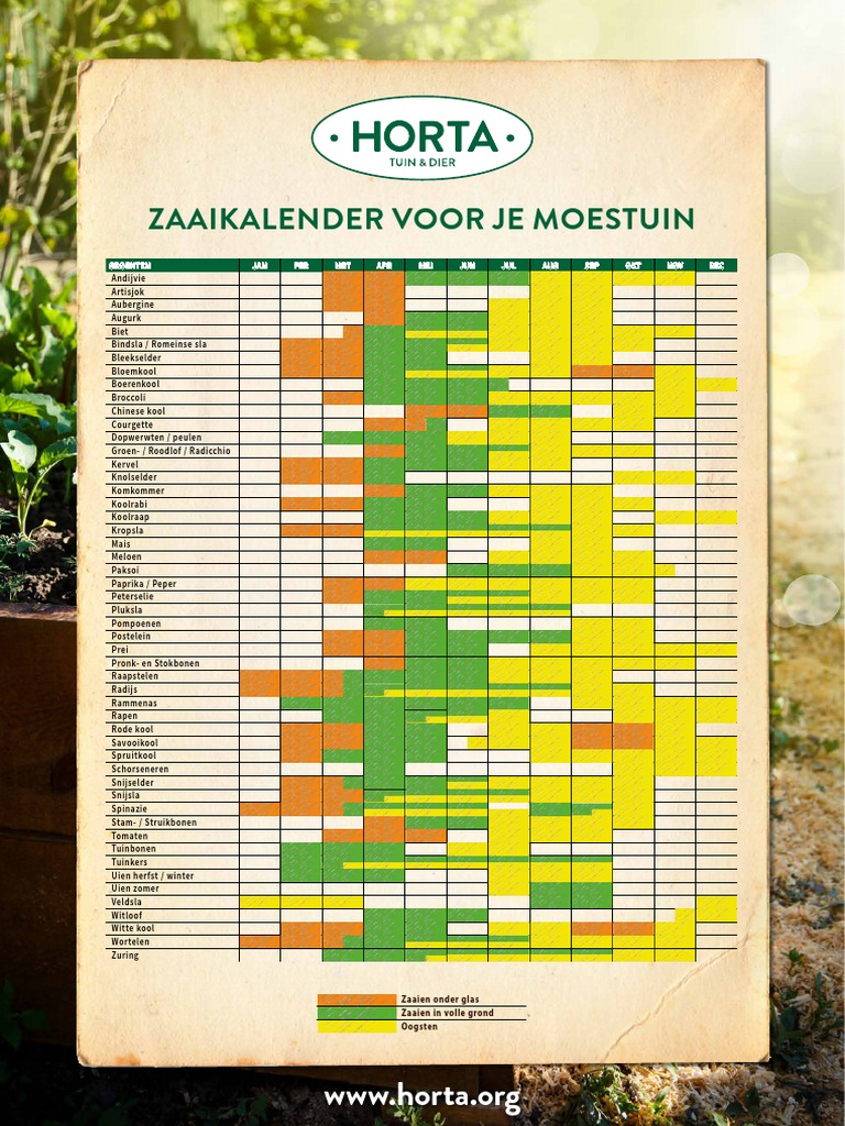 Zaaikalender Moestuindag 2018 NL 0 PDF
