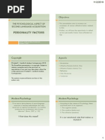 Download The Psychological Aspect of Second Language Acquisition-Personality Factors by isabell_camillo SN40749654 doc pdf