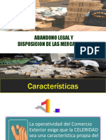 Abandono legal responsabilidad de las mercaderías 