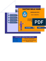 Daftar Nilai Harian K13 Kelas 2 SMT 2