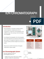 Ion Chromatograph: Presented by - Shreya Malik 2018MEP013