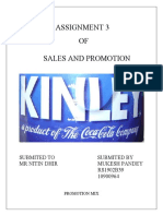 Assignment 3 OF Sales and Promotion