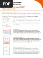 Support For Mathematics