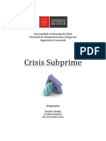 Crisis Inmobiliaria o Subprime