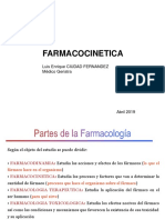 Farmacocinética: Estudio de los procesos y factores que determinan la cantidad de fármaco en el organismo