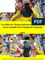 Yammine - Los Niños de Chuspa Disfrutaron Su Carnaval Con El Respaldo de La Fundación Yammine