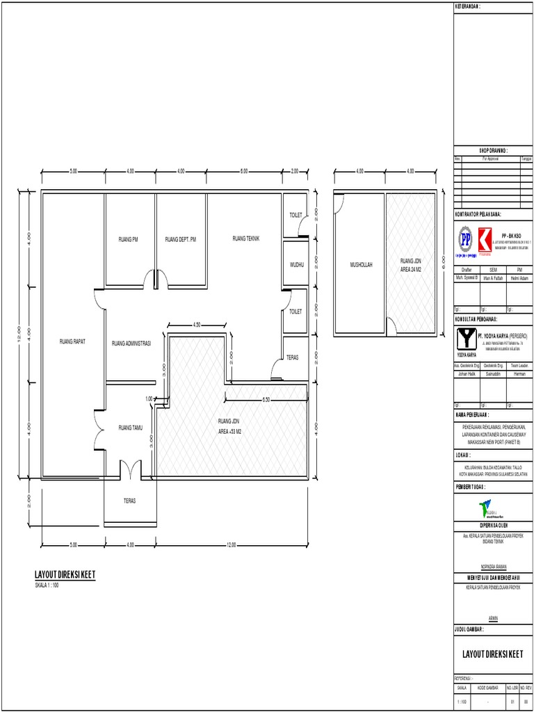 Layout Proyek Makassar | PDF