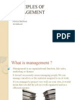 Principles of Management: Presented by N.Balachandar 2K10MBA049