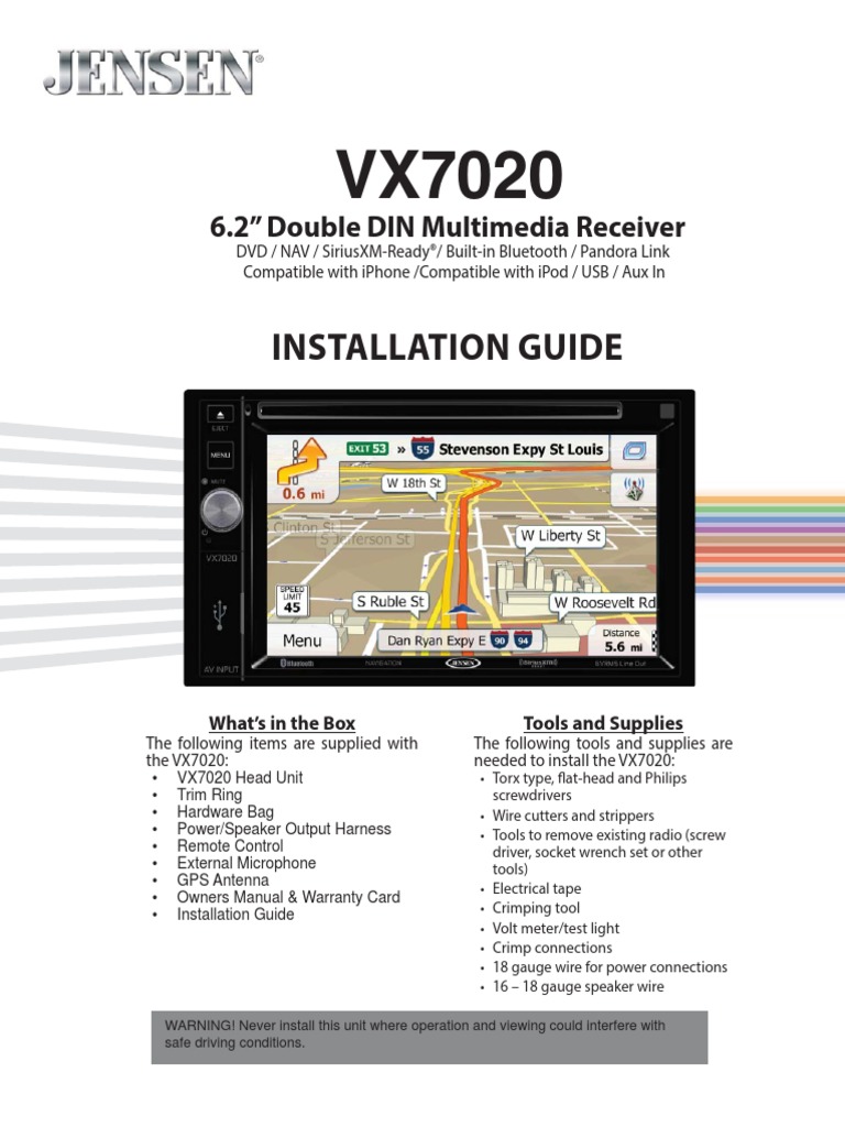 Common Jensen VX7020 Troubleshooting Symptoms