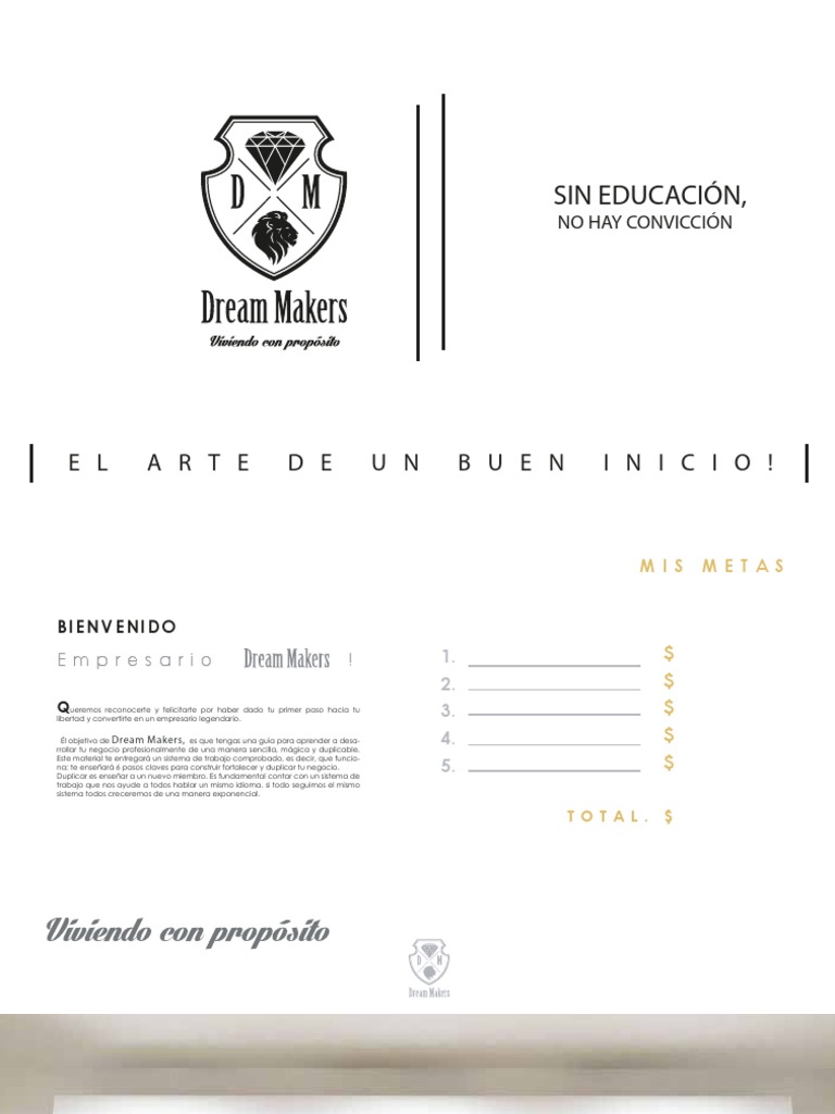 Presentacion Dream Makers PDF | PDF | Información